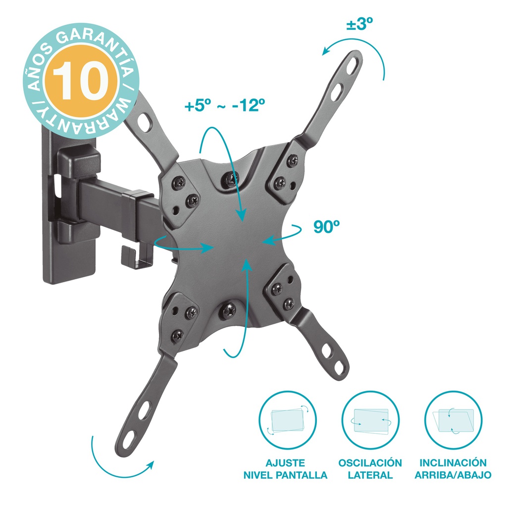 Soporte TV Pared Orientable 13-42 SP01 NEO