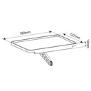 Estante simple para accesorios de TV