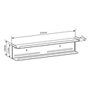 Soporte trasero para accesorios de TV