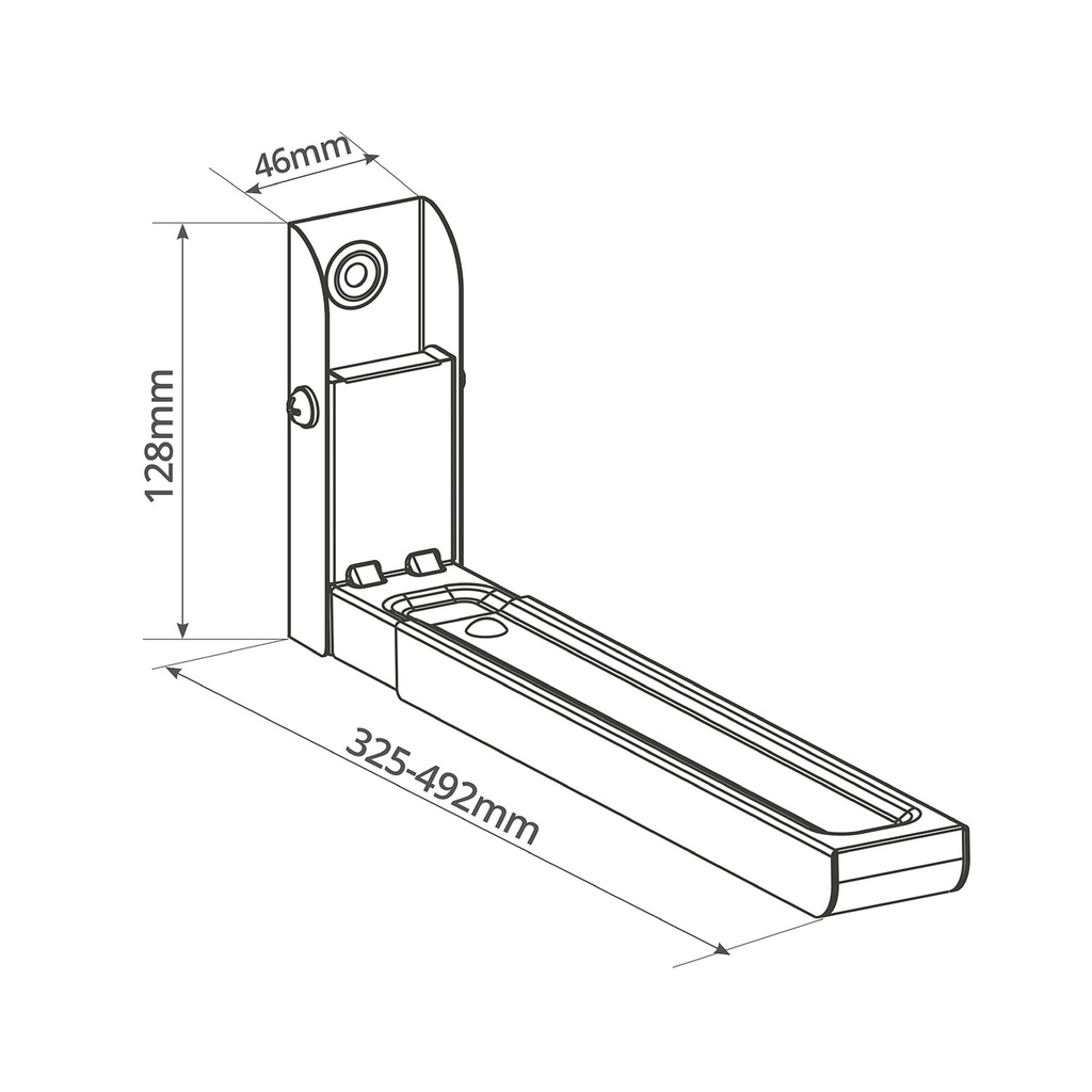 Soporte pared para microondas