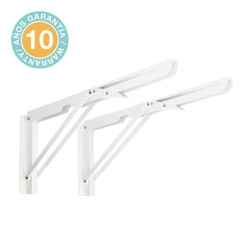 Escuadras para estante plegables / abatibles