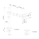 Soporte de TV/Monitor con brazo articulado 17" - 32"