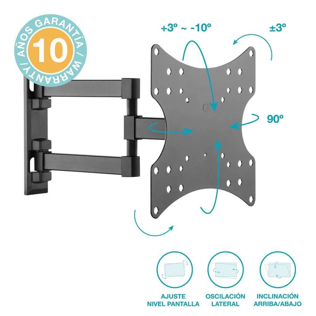 Soporte TV de Pared con Brazo