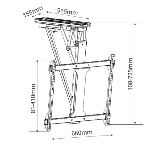 Soporte techo para TV motorizado 32&quot; - 70&quot;