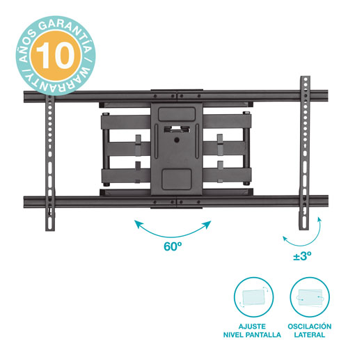 HOLMIOS Soporte TV de Pie con Ruedas 37-90 Pulgadas, Bandeja, Compatibilidad Universal, Negro, Máx. 50 kg, VESA Máx 800x200