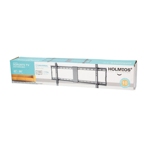 Soporte de TV fijo con sistema antirobo 43&quot; - 90&quot;