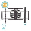 Soporte PRO de TV con brazo 37" - 80" doble Aluminio