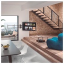 Soporte de TV motorizado abatible a ambos lados 32" - 75"
