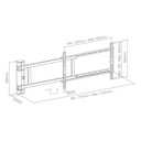 Soporte de TV motorizado abatible a ambos lados 32&quot; - 75&quot;