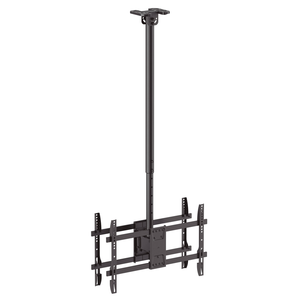 Soporte techo giratorio con doble pantalla para TV 43" - 86"