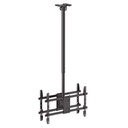 Soporte techo giratorio con doble pantalla para TV 43" - 86"