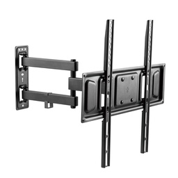 HOLMIOS Soporte de TV pared con Brazo Extra Largo 43 – 80 pulgadas - VESA  800x400 – Máx. 50kg - Inclinación, Oscilación y Ajuste de Distancia - Negro